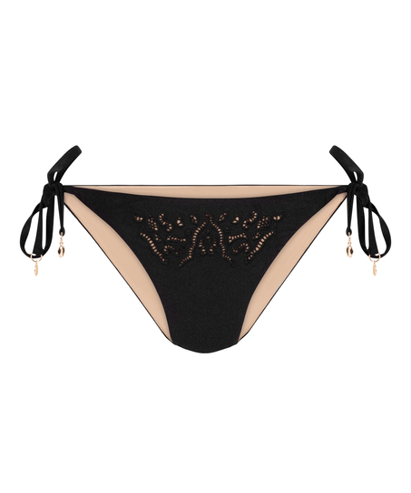 Figi od bikini Boho Cheeky, Czarny