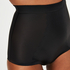 Sculpting scallop high waisted brief - Level 3, Czarny
