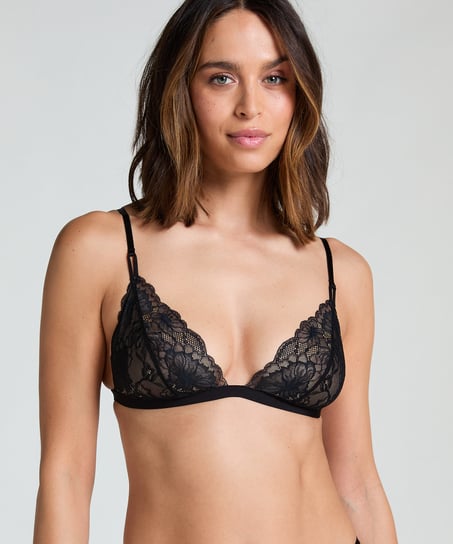 Bralette Stormi, Czarny
