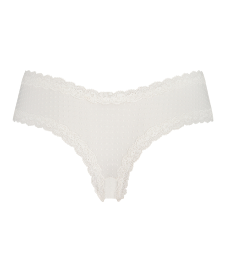 Brazyliany V-shape Mesh, Biały