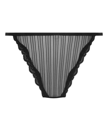 Majtki brazylijskie Fruity, Czarny