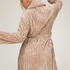 Szlafrok Jacqueared Fleece, Beżowy
