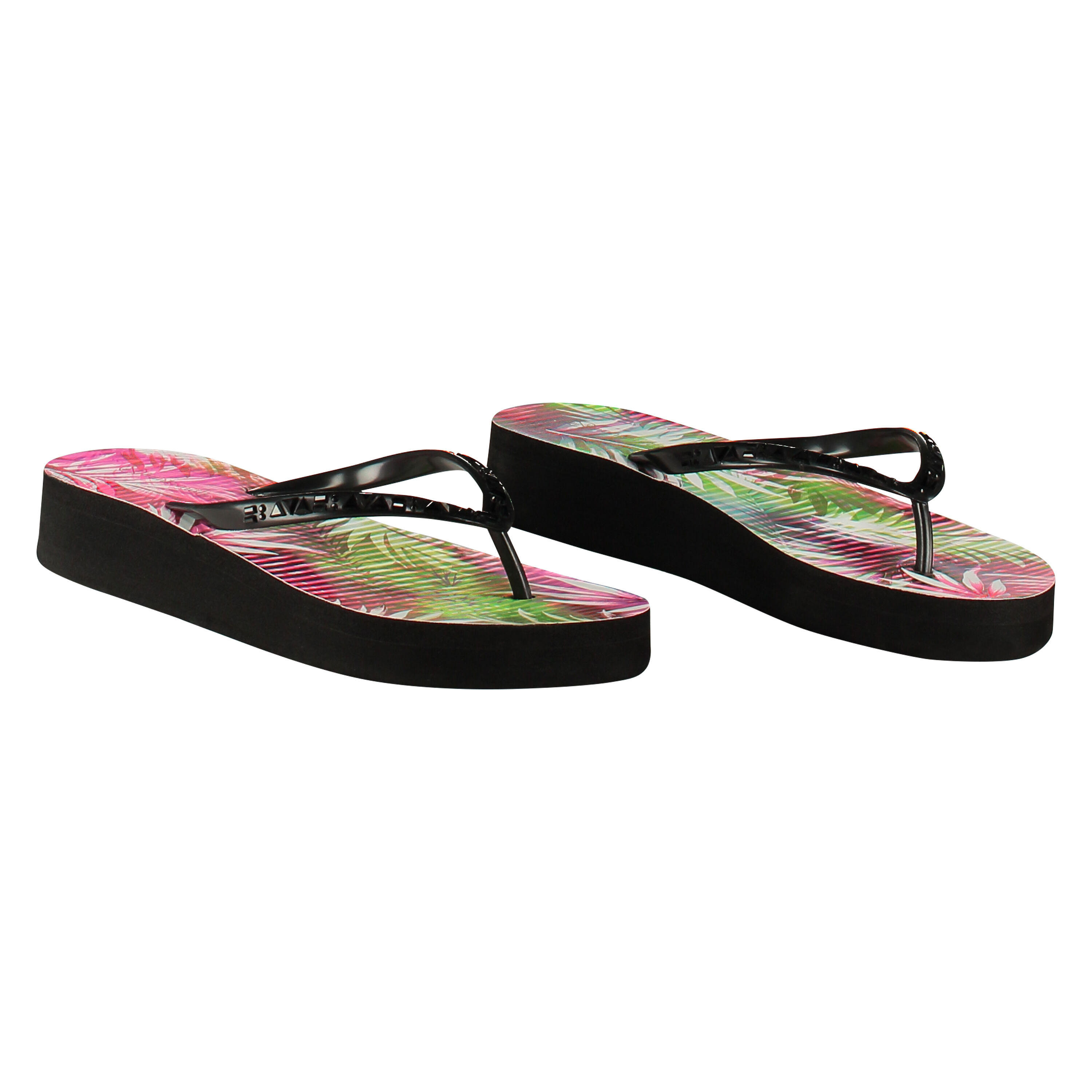 Flip-flops Sylvie wedge, Czarny