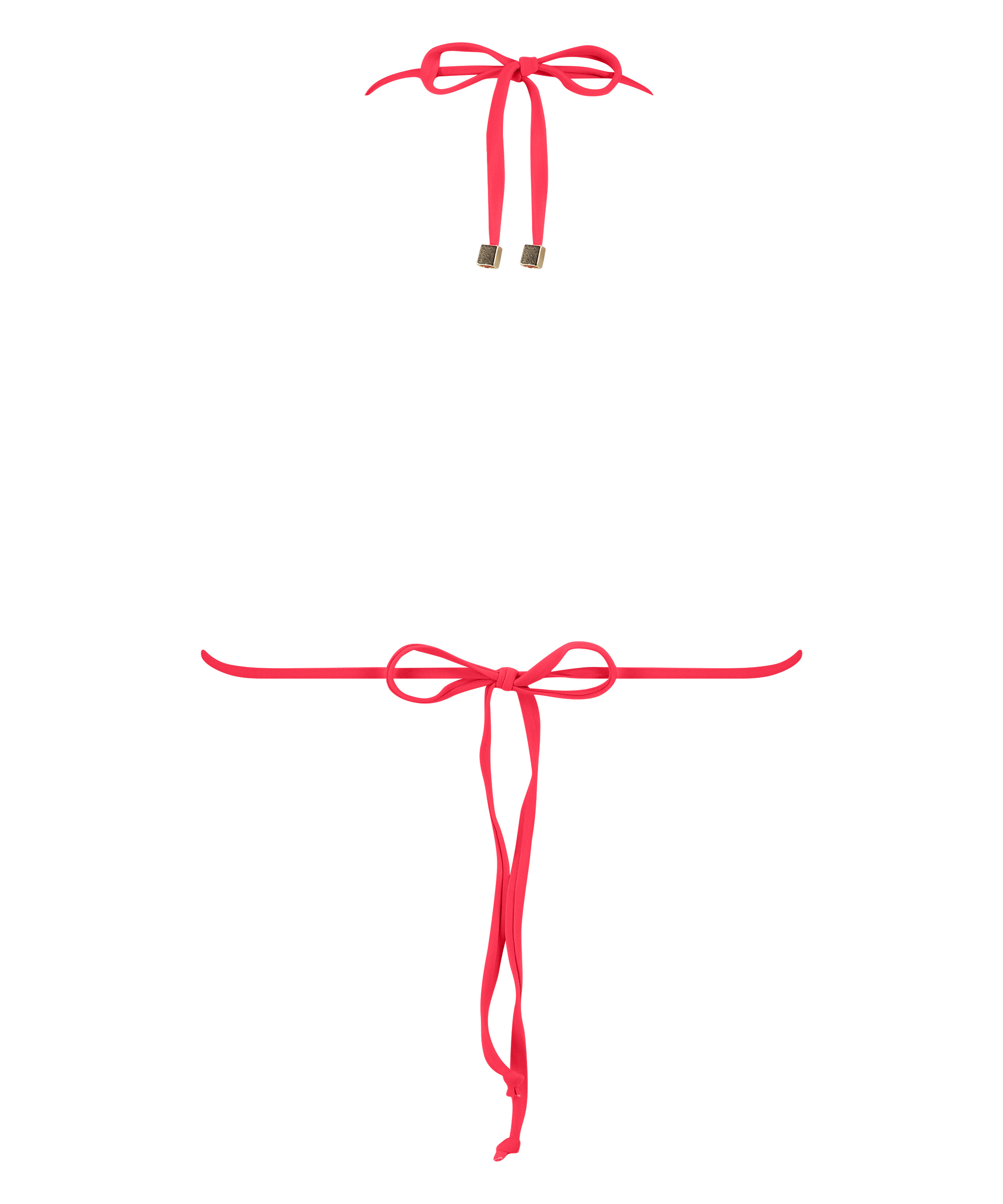 Tr&oacute;jkątna g&oacute;ra od bikini Doha, Czerwony, main