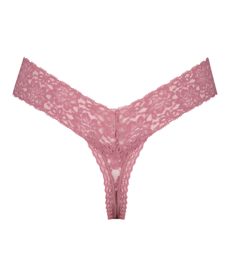 Bardzo niskie stringi V, Fioletowy