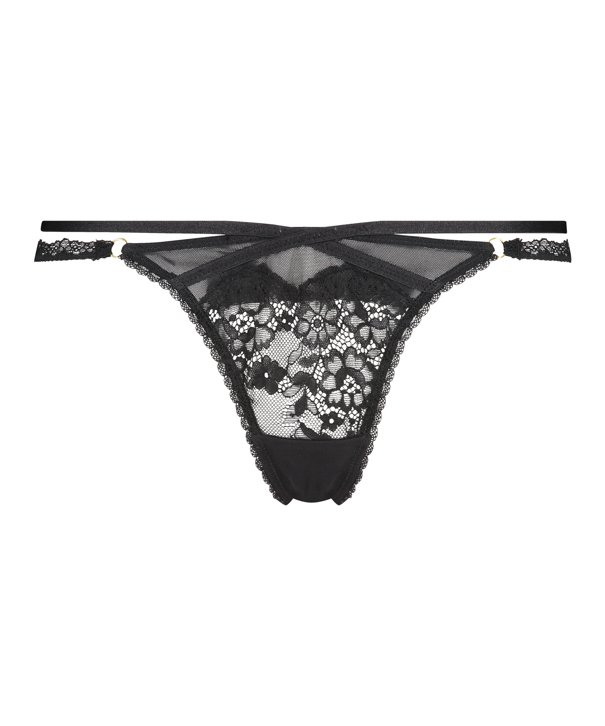 Prancer Thong, Czarny, main