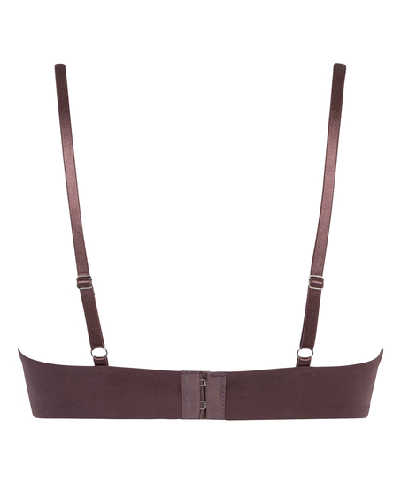 Usztywniany długoszczelny push-up z fiszbinami Lea, Fioletowy