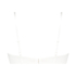Usztywniony biustonosz maximizer z fiszbinami Bessie, Biały