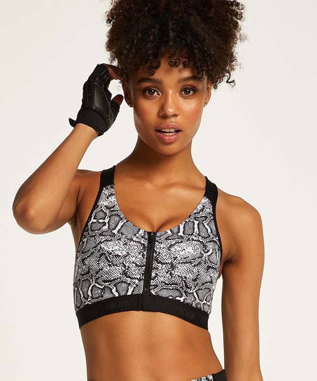 Biustonosz sportowy HKMX All Star Level 3, Biały