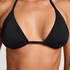 Triangle Bikini Top Luxe, Czarny