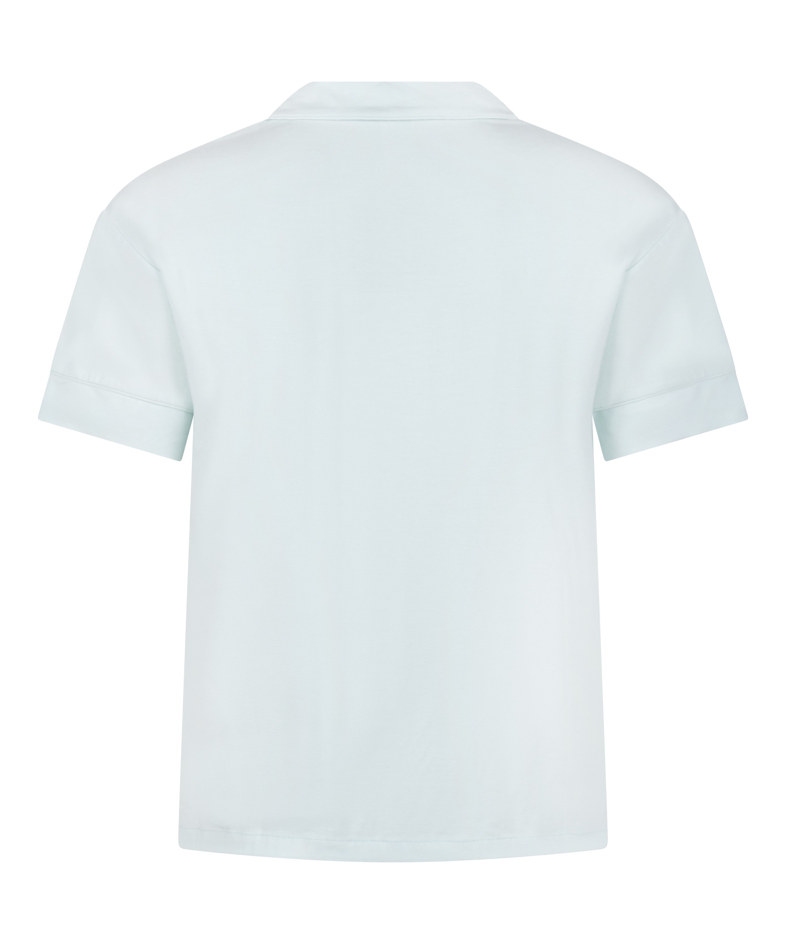 Narzutka Essential z dżerseju z kr&oacute;tkim rękawem, Niebieski, main