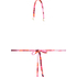 Tr&oacute;jkątna g&oacute;ra od bikini w kwiaty, R&oacute;żowy