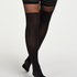 Davy Top 50 Denier Lurex Hold-Ups, Czarny