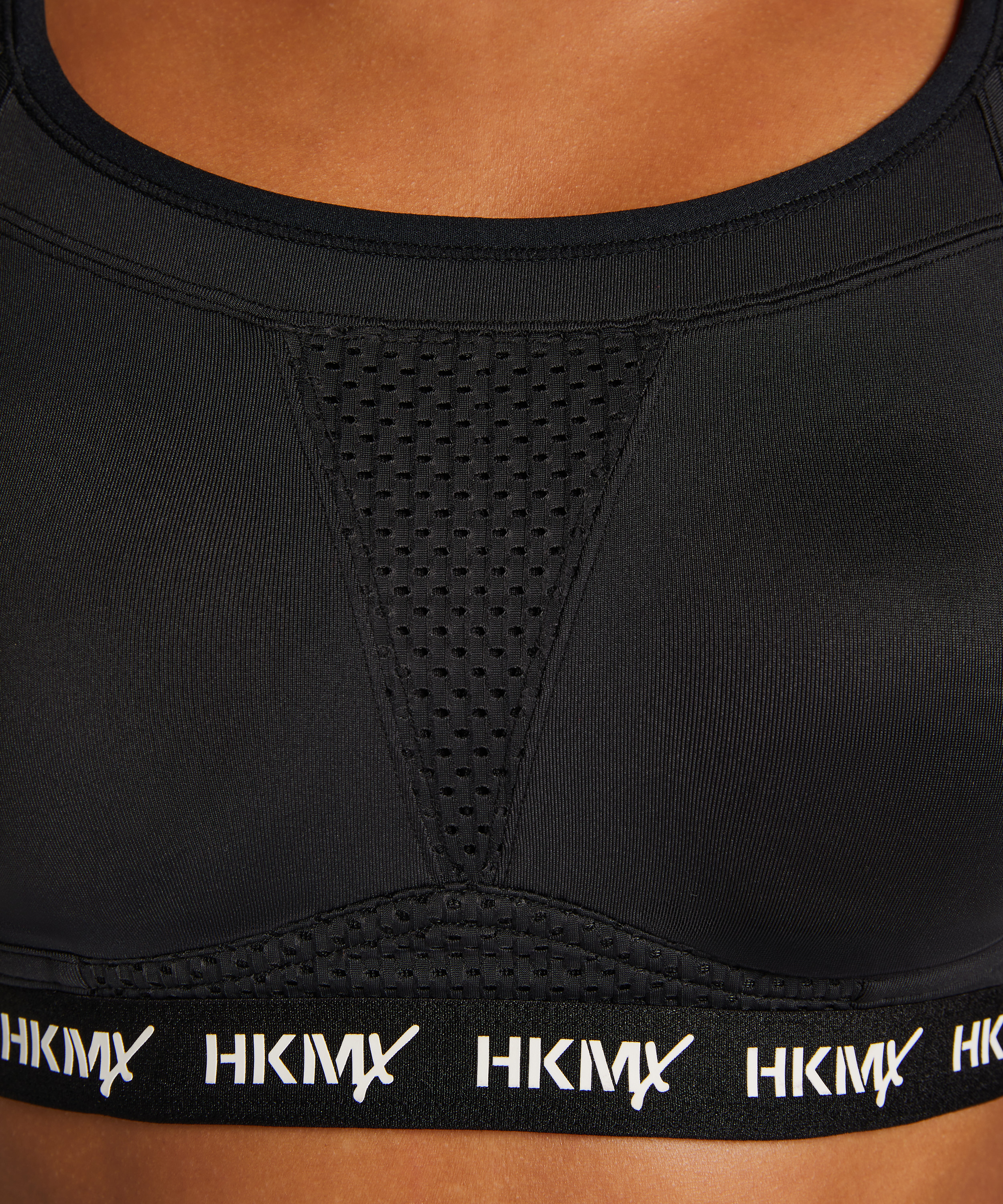 Biustonosz sportowy HKMX Elite Level 3, Czarny, main