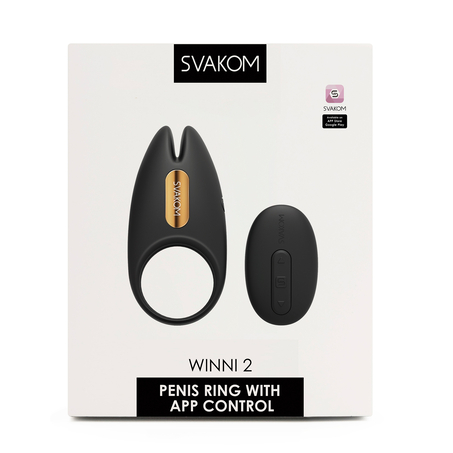 Svakom Winni 2 App Controlled Penis Ring, Fioletowy