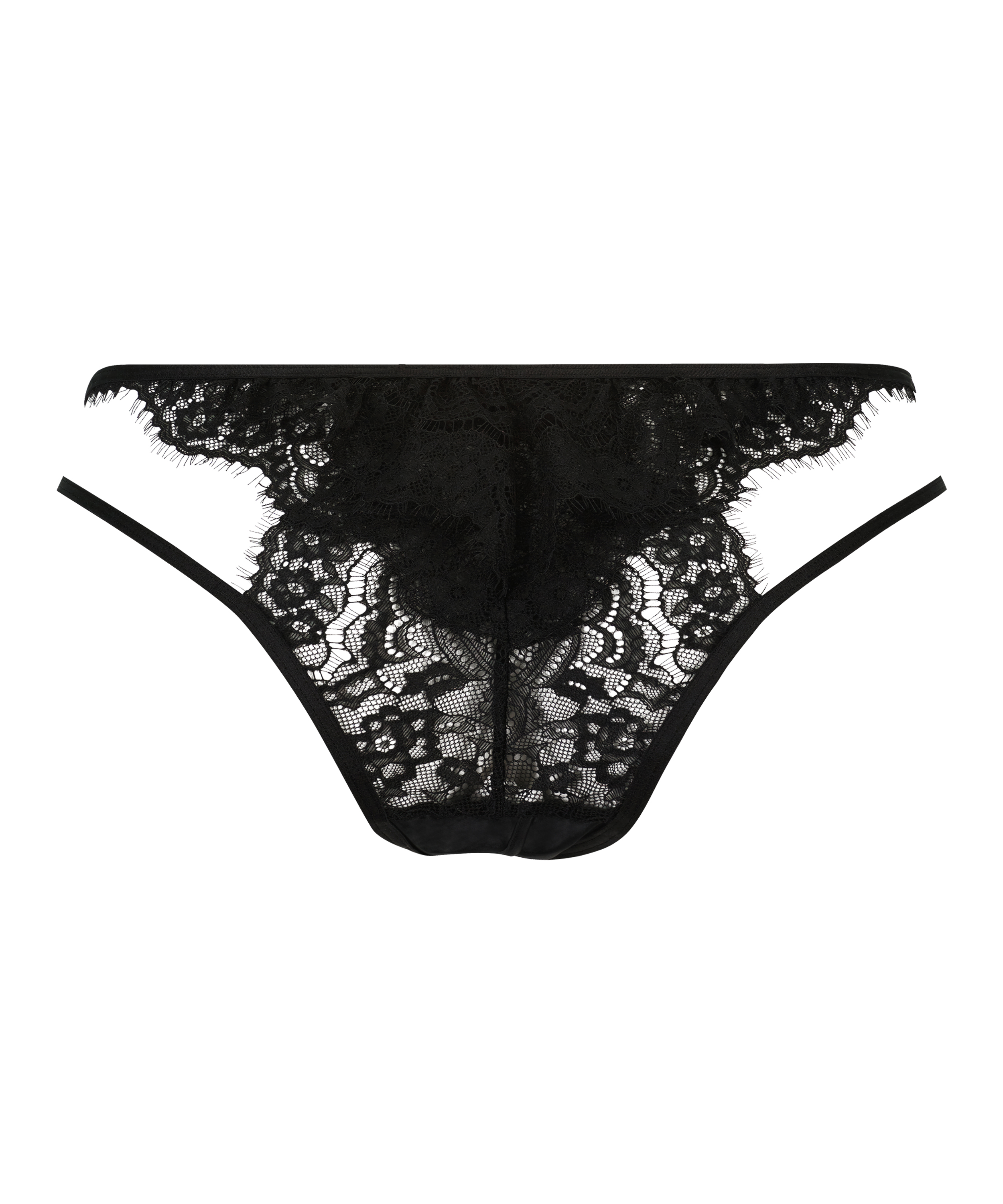 Brazyliany z wysokimi wycięciami z odkrytym kroczem Portia, Czarny, main