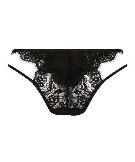 Brazyliany z wysokimi wycięciami z odkrytym kroczem Portia, Czarny