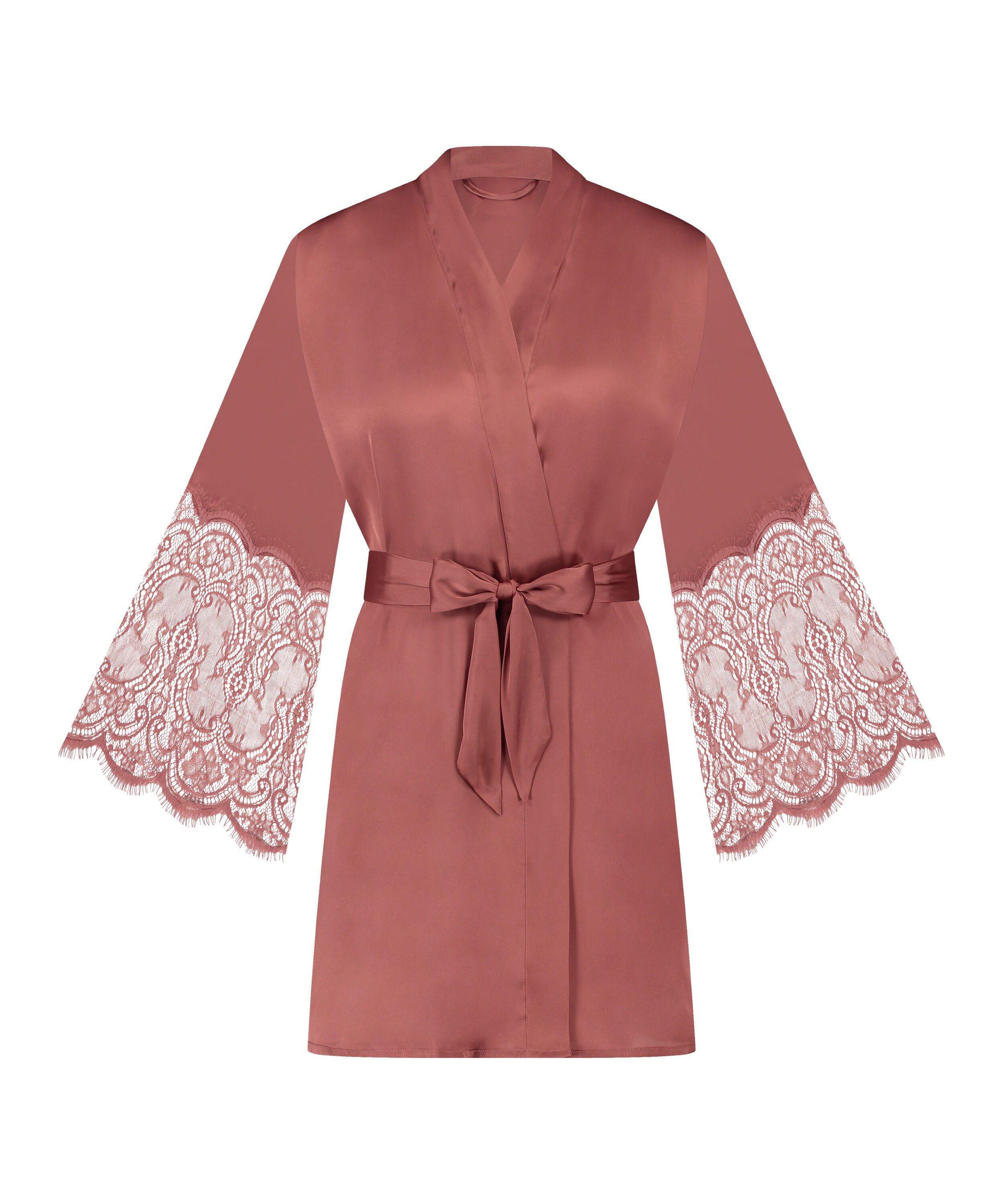Satynowe kimono, R&oacute;żowy