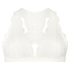 Halter racerback bralette, Biały