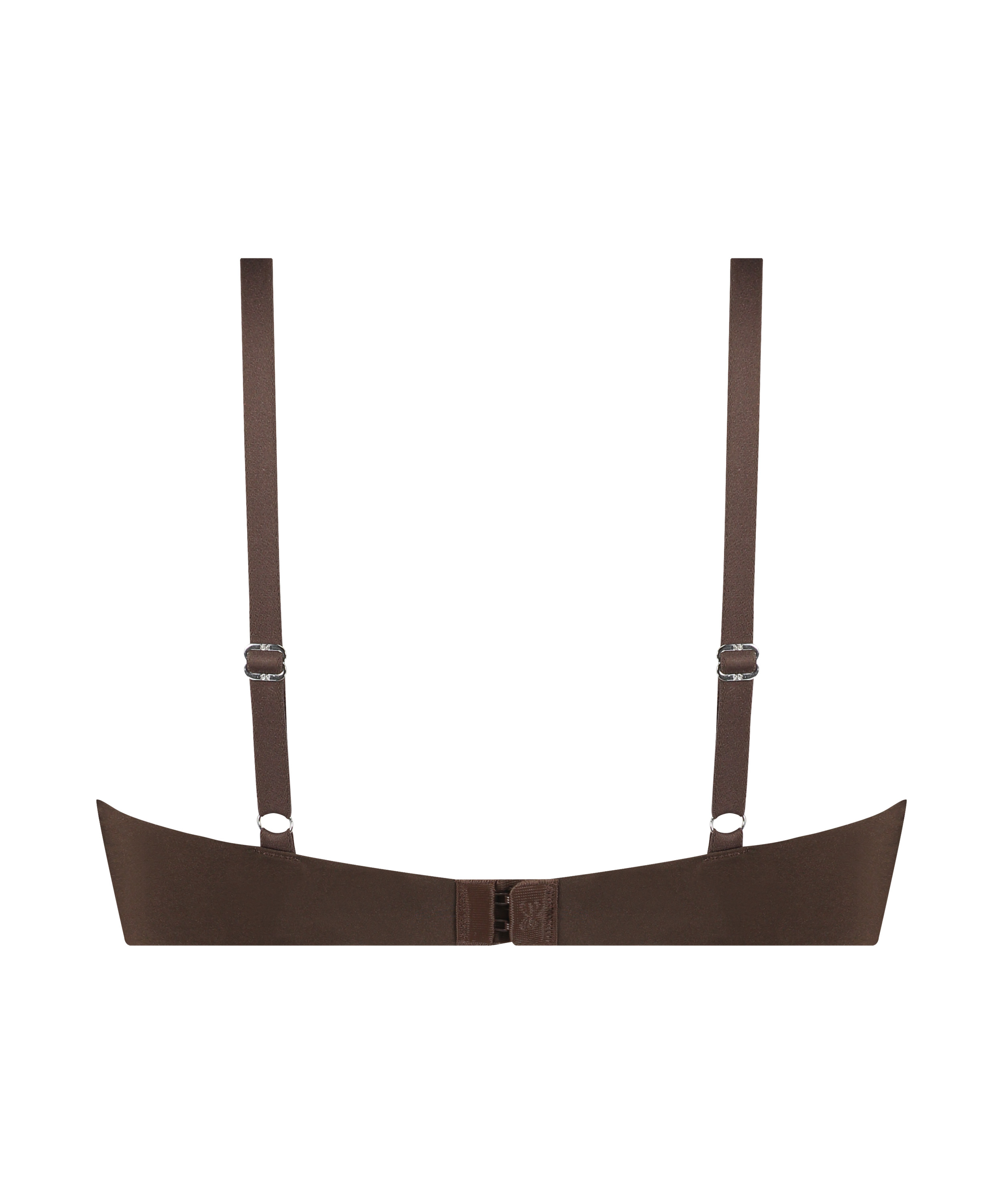 Biustonosz usztywniany z fiszbinami Smooth, Brązowy, main