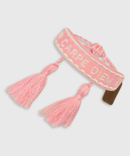 Pink Ribbon Bracelet, R&oacute;żowy