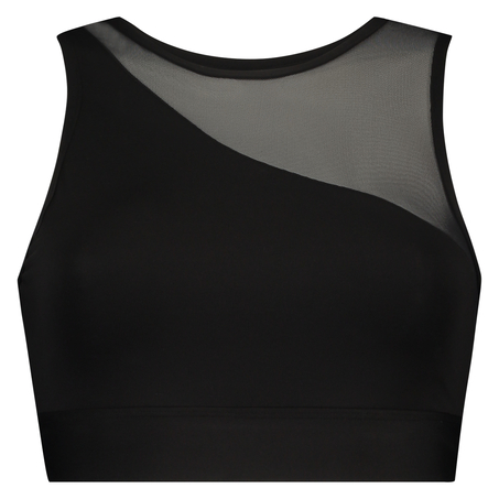 HKMX The Classic Level 1 Sports Bra, Czarny