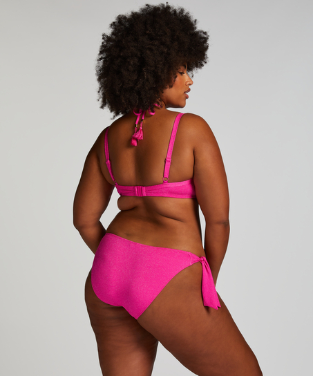 Majtki Bikini Rio Scallop Lurex, R&oacute;żowy