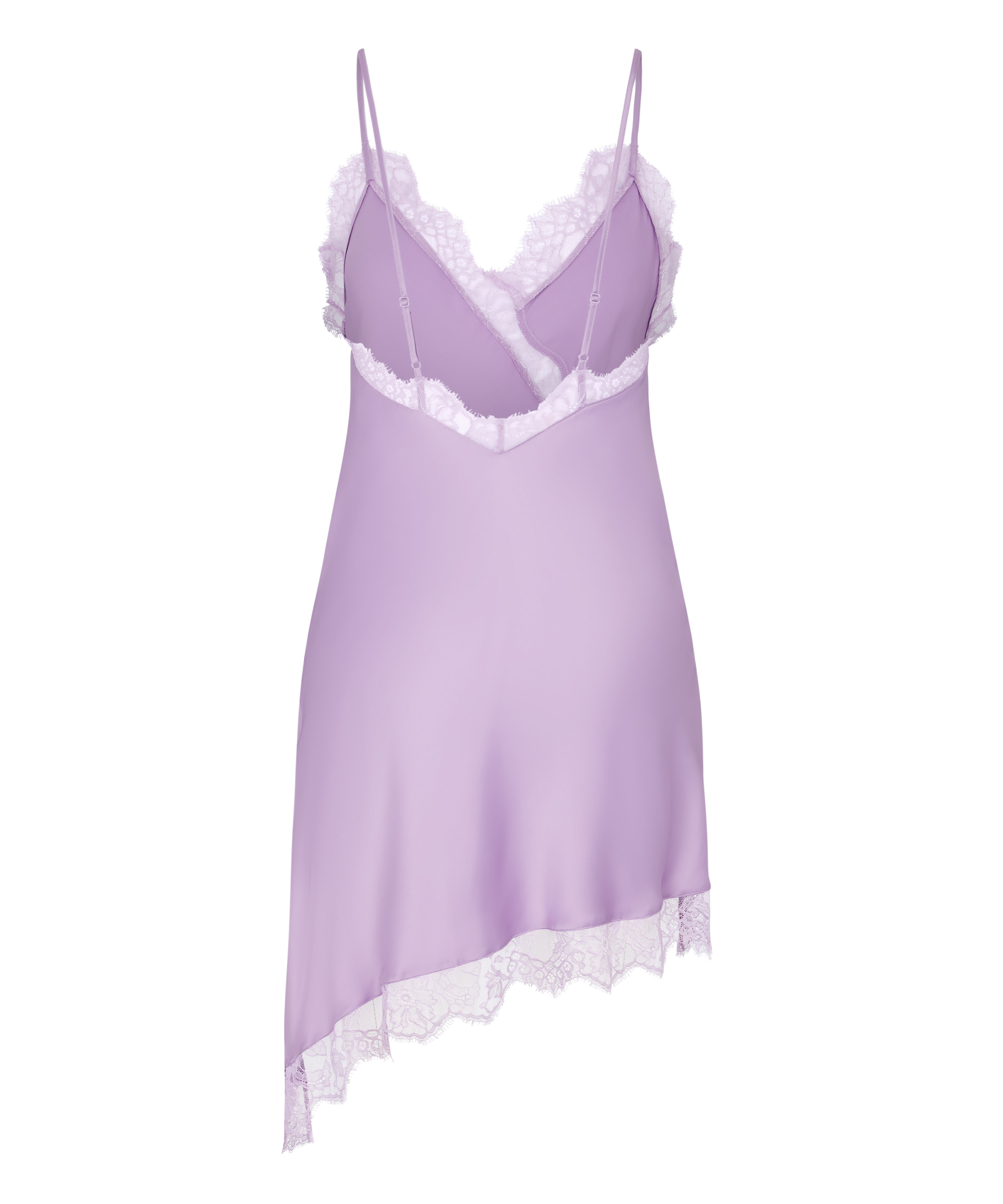 Slipdress Asymmetric, Fioletowy, main