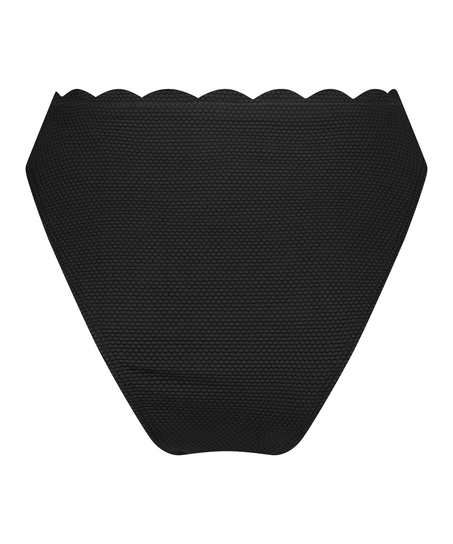 Majtki Bikini Rio Scallop, Czarny