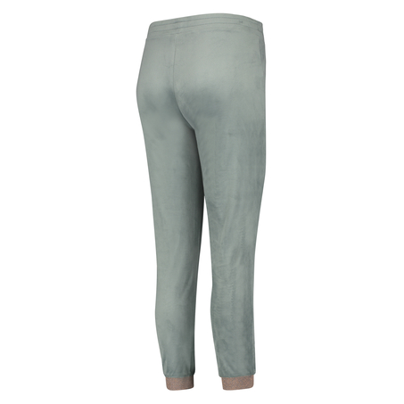 Tall velours Jogging pants, Zielony