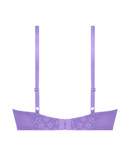 Usztywniony biustonosz maximizer z fiszbinami Daisy, Fioletowy