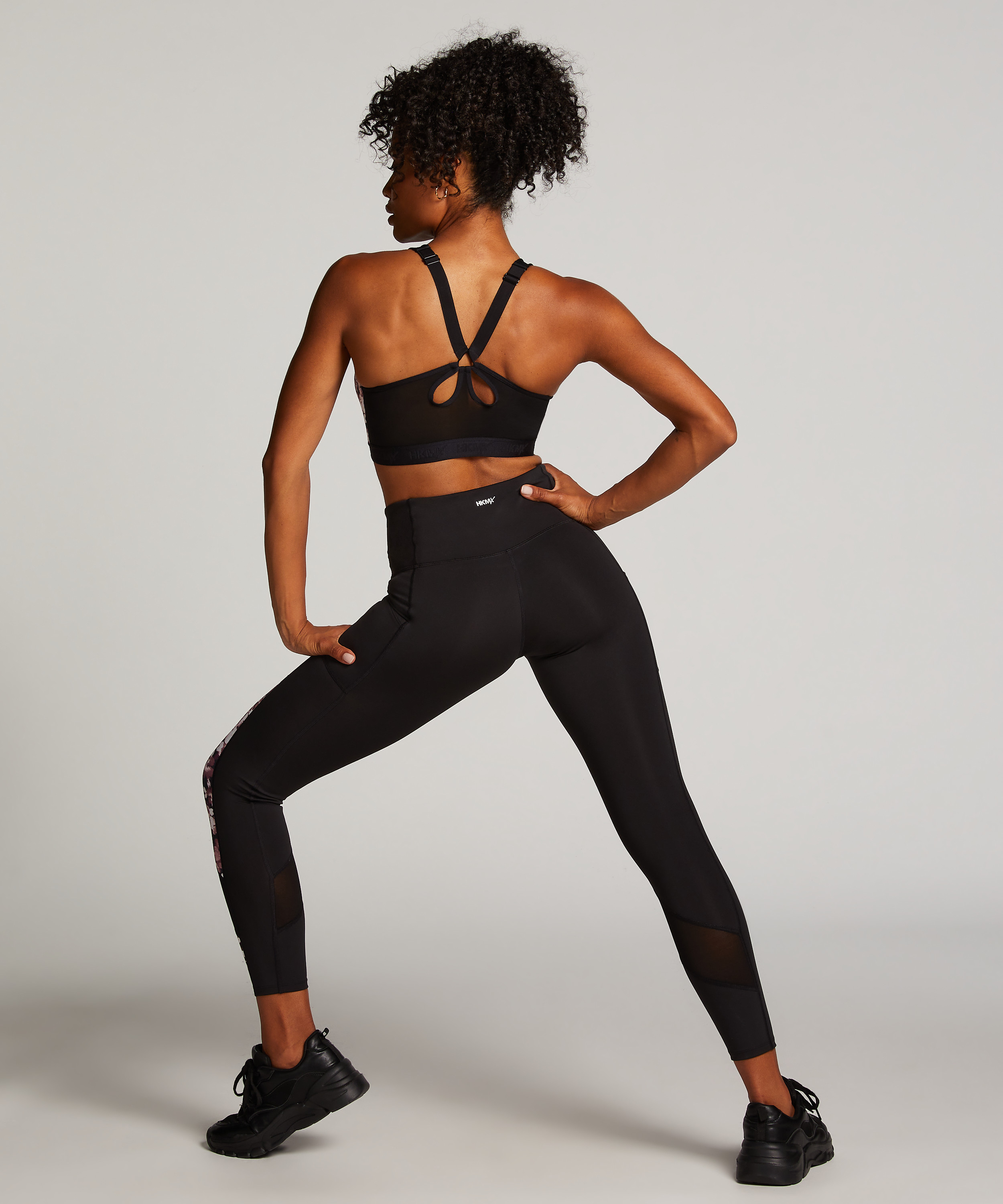 Legginsy z wysokim stanem HKMX Oh My Squat, R&oacute;żowy, main