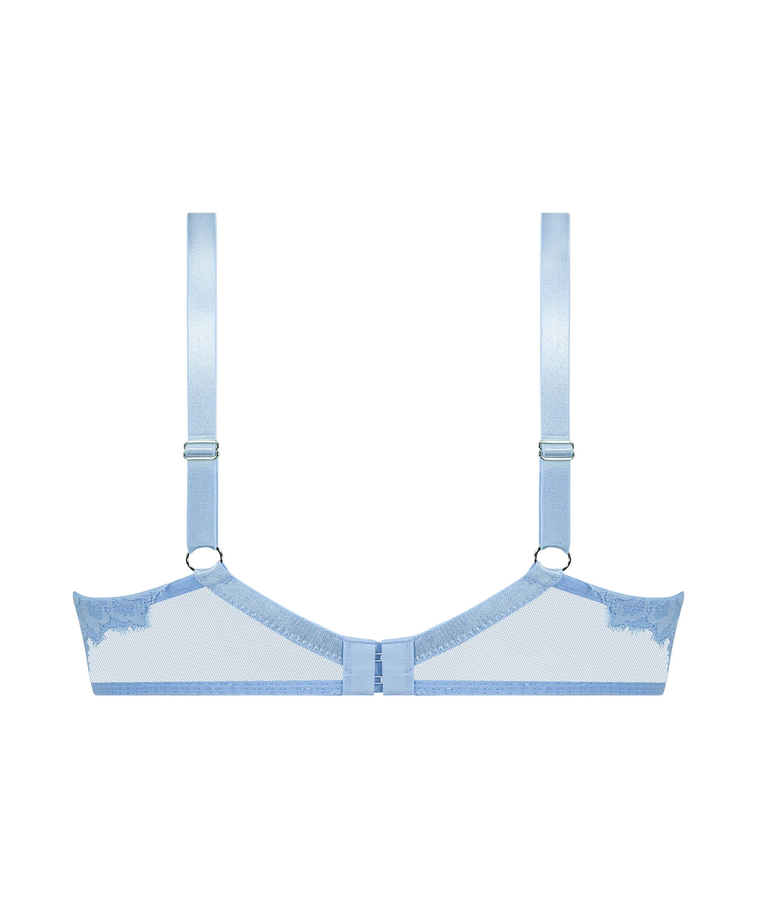 Nieusztywniany biustonosz z fiszbinami Isabella, Niebieski, main