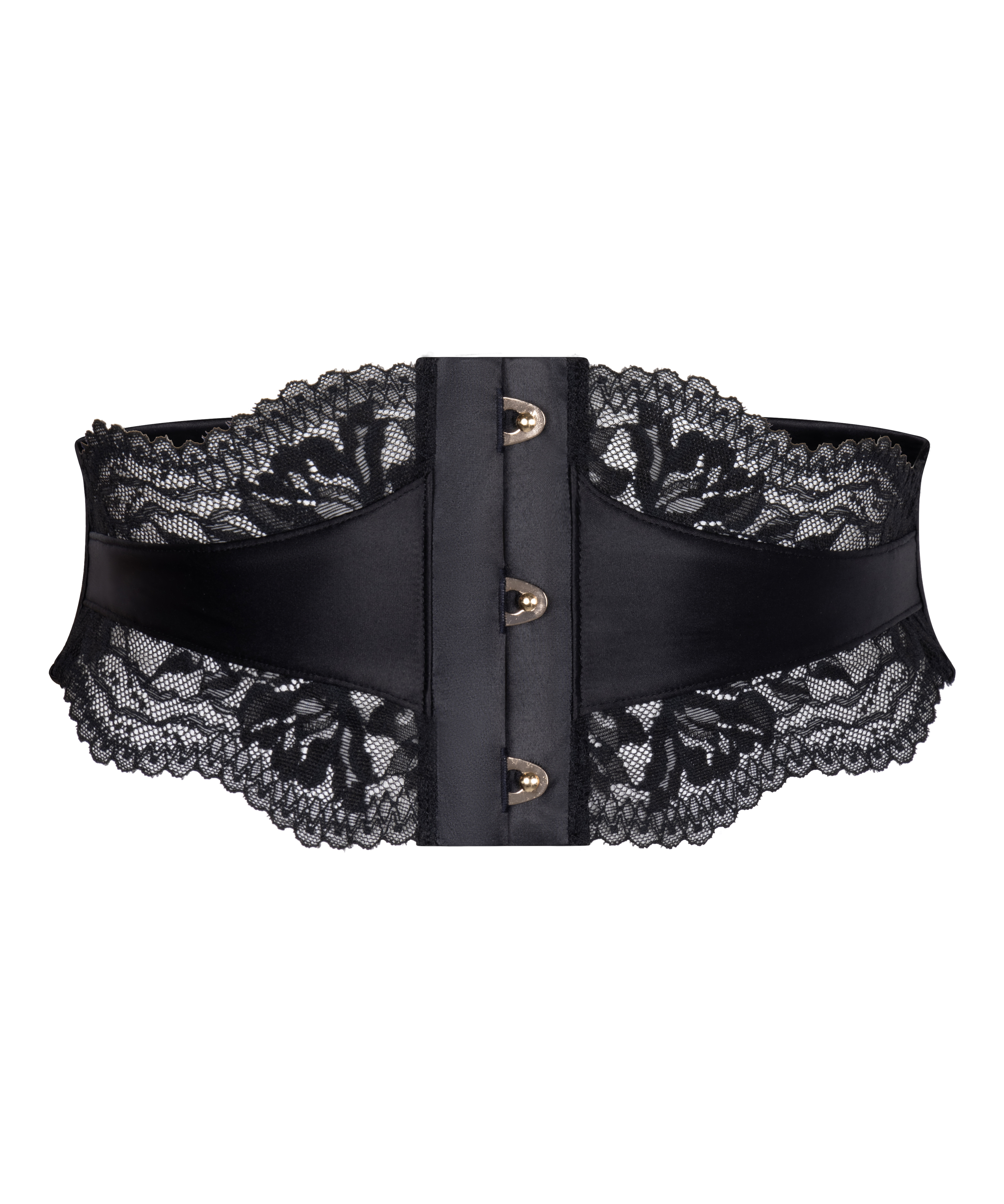 Kr&oacute;tki gorset Amel, Czarny, main