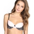 Padded underwired  bra Lory, Różowy