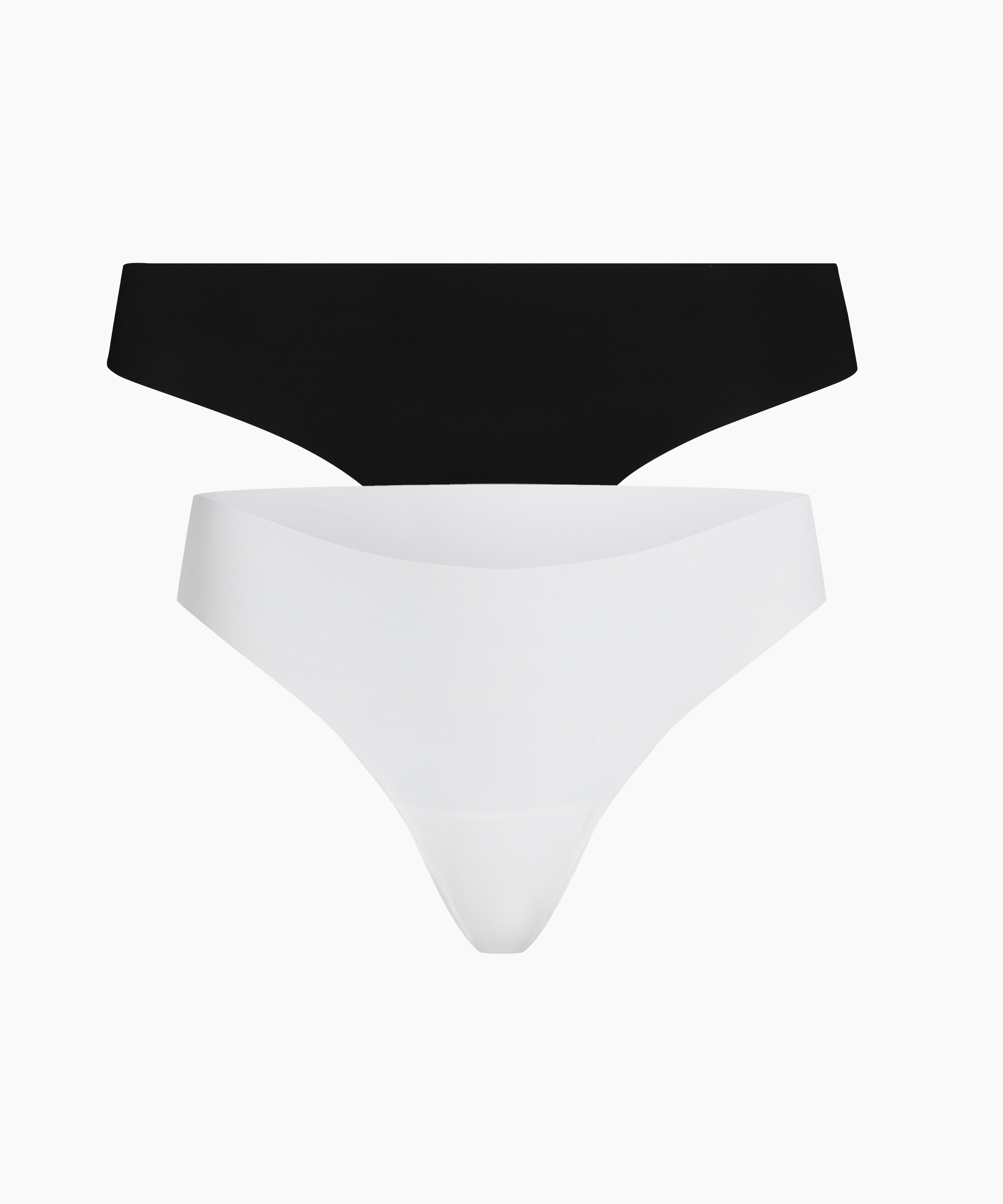 2-pak Stringi Invisible, Biały, main