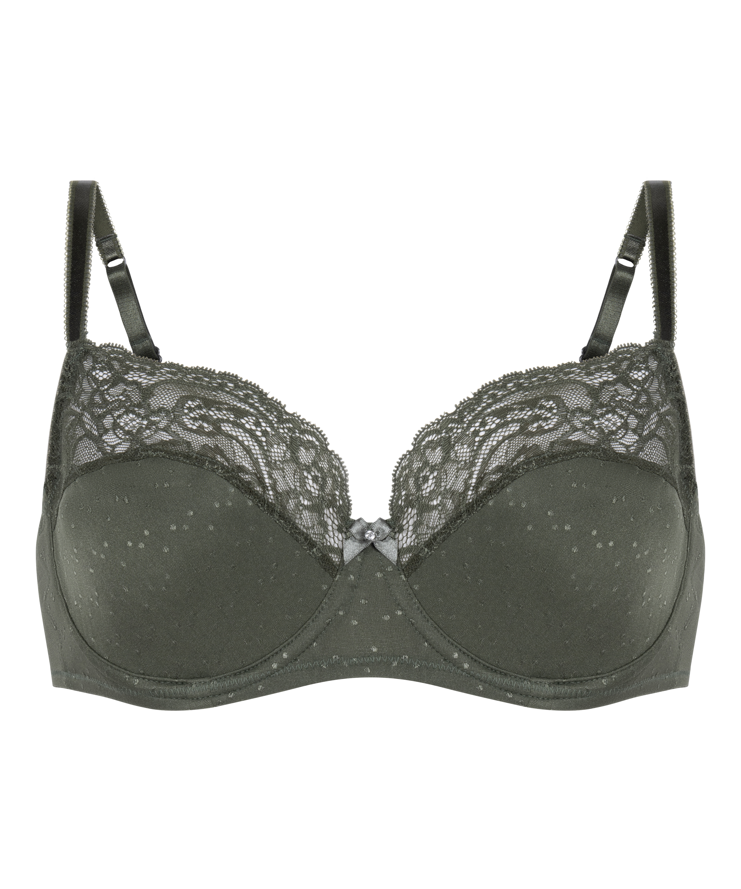 Biustonosz nieusztywniany z fiszbinami Sophie, Zielony, main