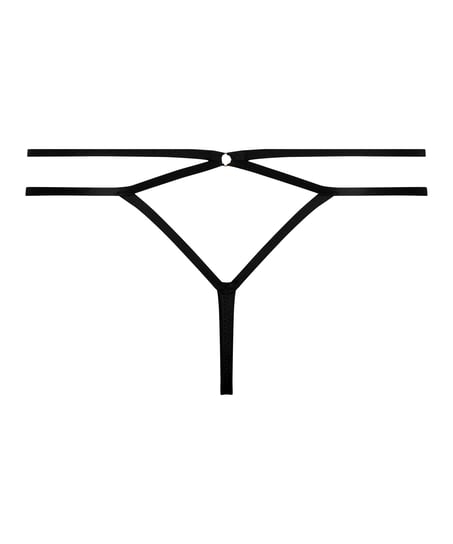 Stringi tanga Effie, Czarny