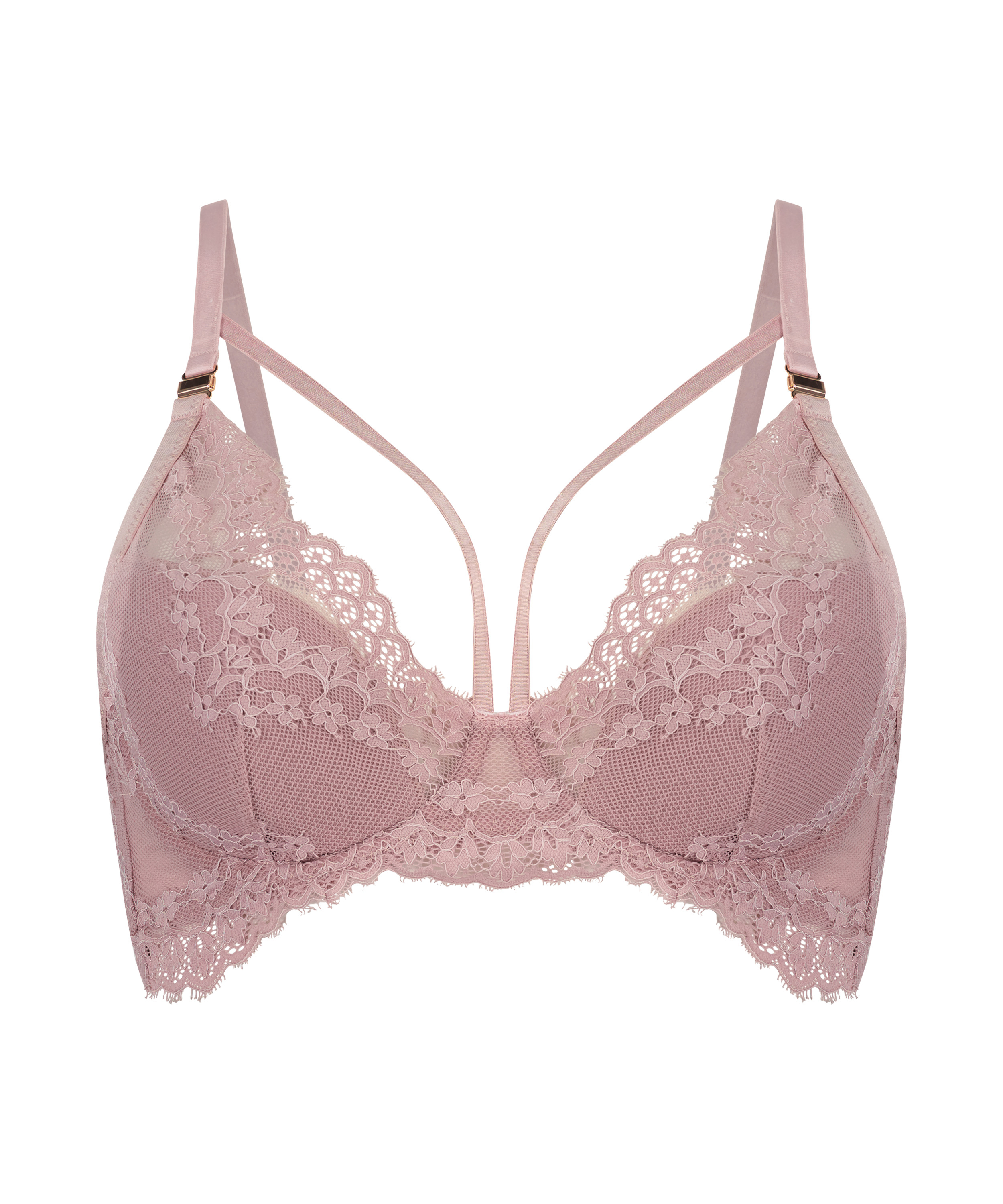 Lucy biustonosz z wkładkami i fiszbinami, Fioletowy, main