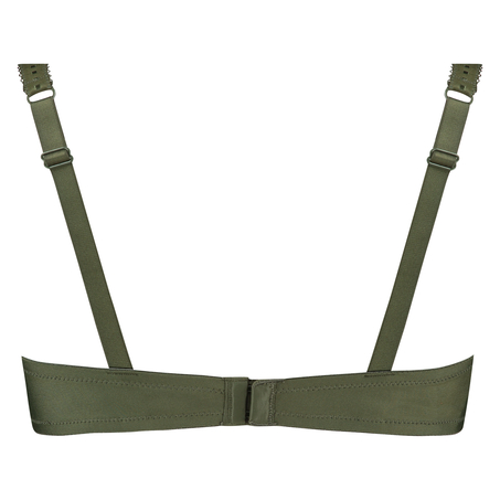 Nieusztywniony biustonosz z fiszbinami Maya, Zielony