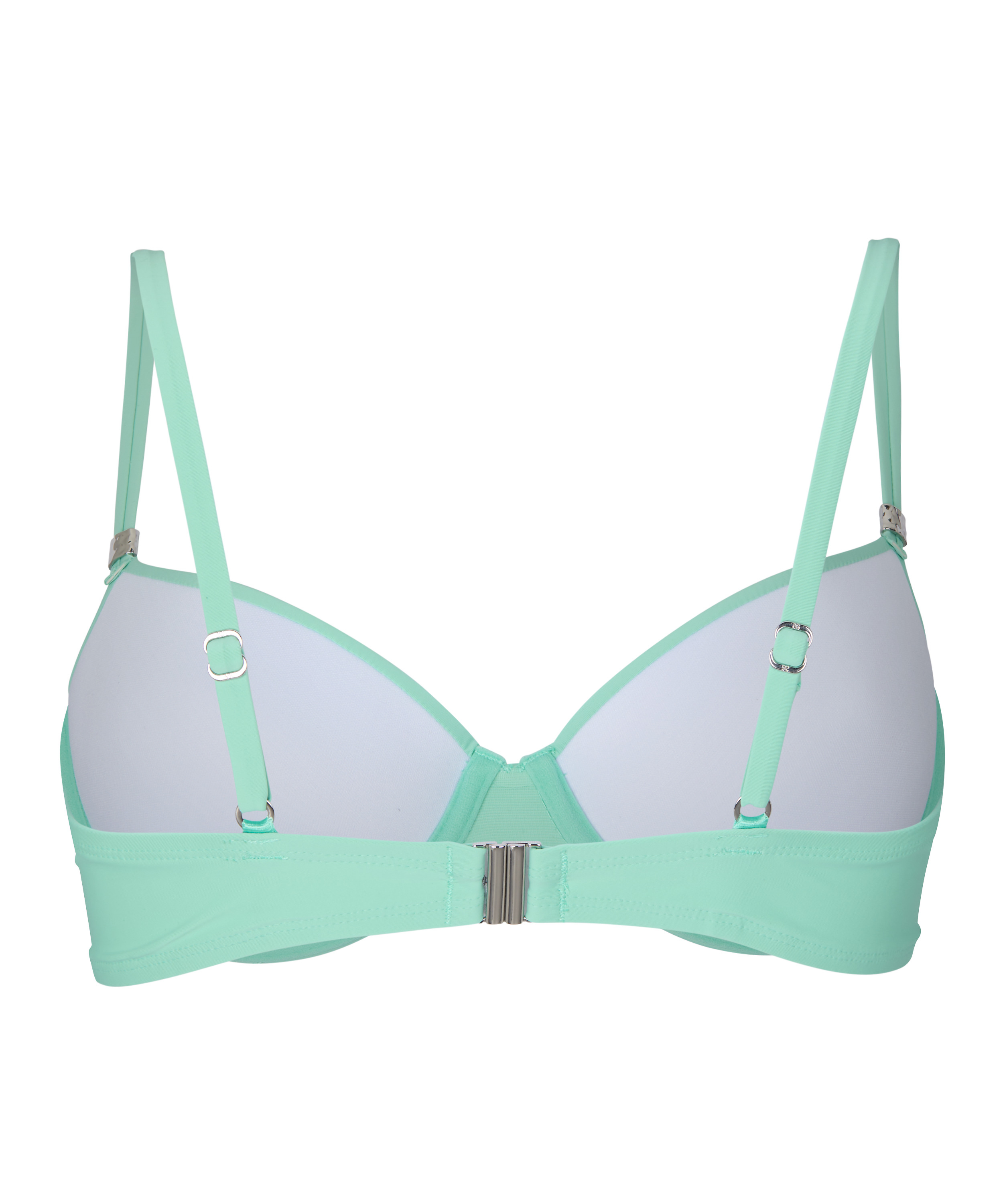 Luksusowy Biustonosz Bikini z Fiszbinami i Wkładkami, Zielony, main