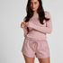 Satin Shorts Ayla, R&oacute;żowy