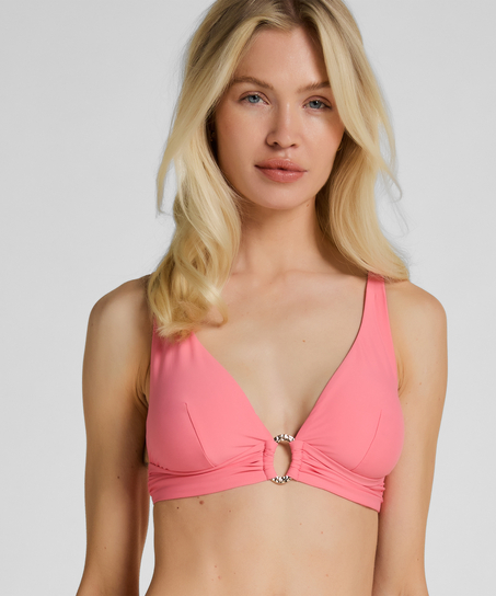Triangle Bikini Top Luxe, R&oacute;żowy