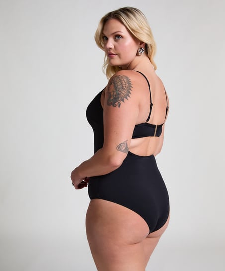 Str&oacute;j kąpielowy Neoprene, Czarny