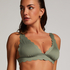 G&oacute;ra od bikini typu tr&oacute;jkąt Scallop, Zielony