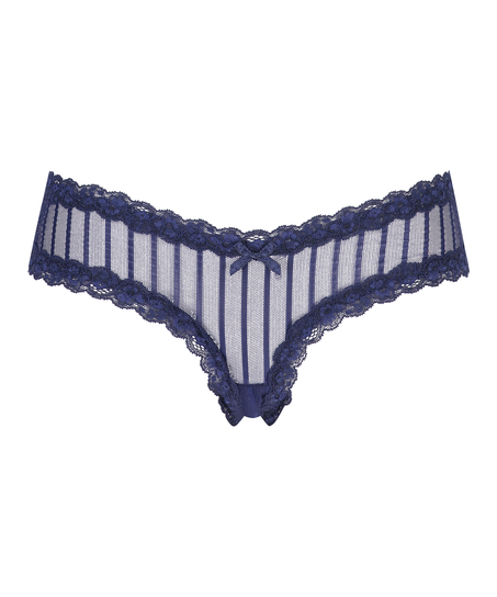 Brazyliany V-shape Mesh, Niebieski