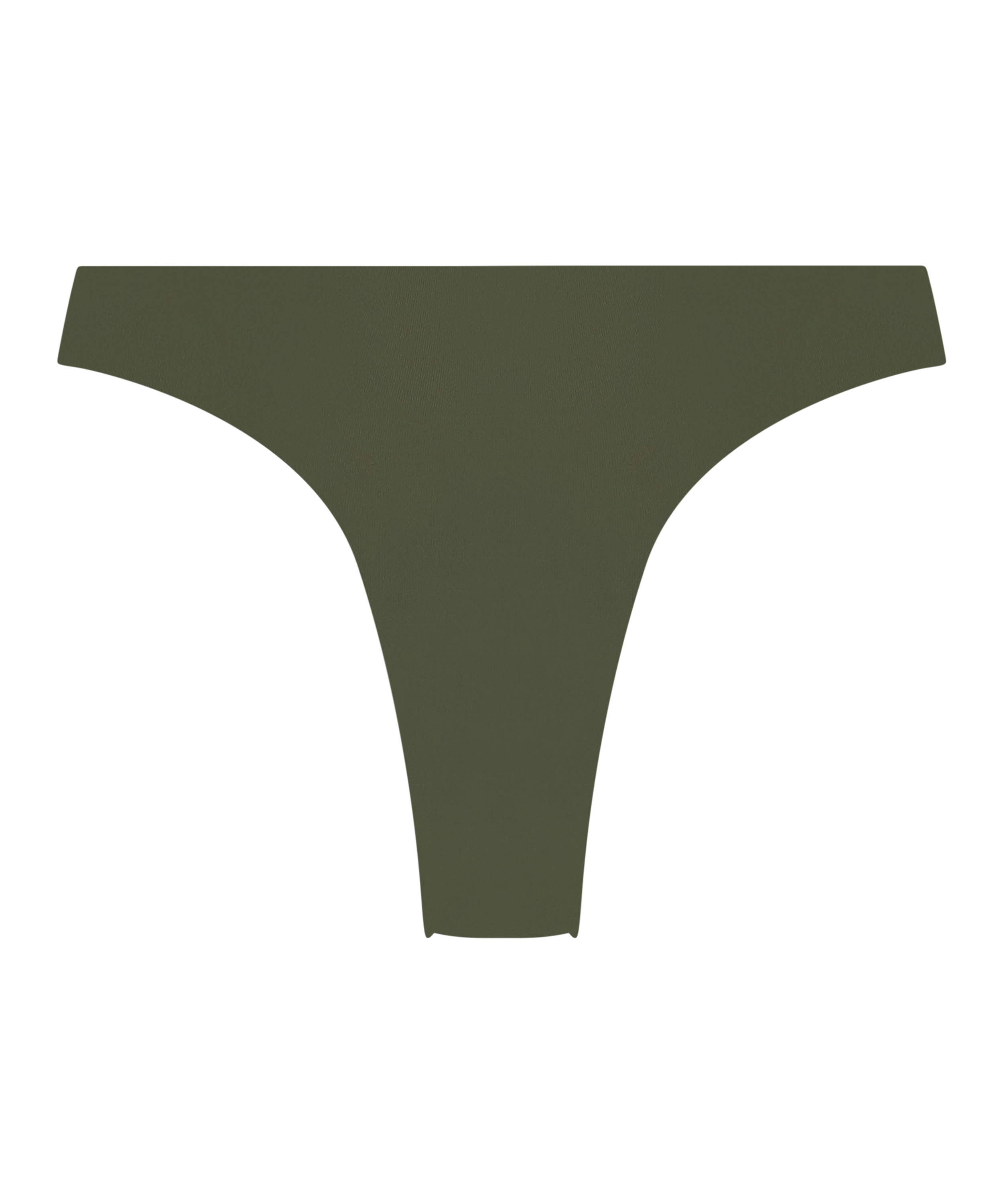 Majtki Bikini Wysoko Krojona Luxe, Zielony, main