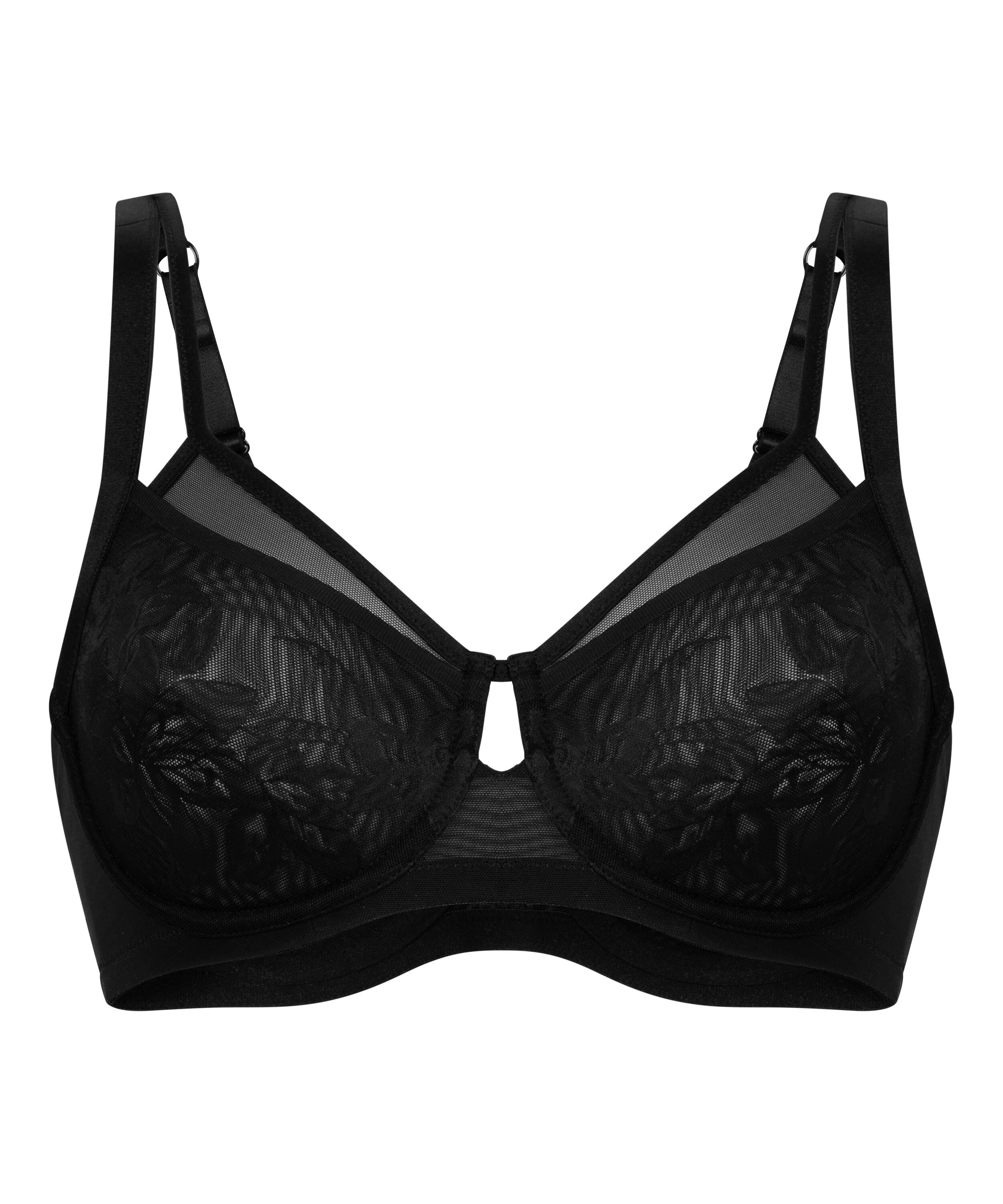 Biustonosz minimalizujący na fiszbinach, bez usztywnień Jocelyn, Zielony