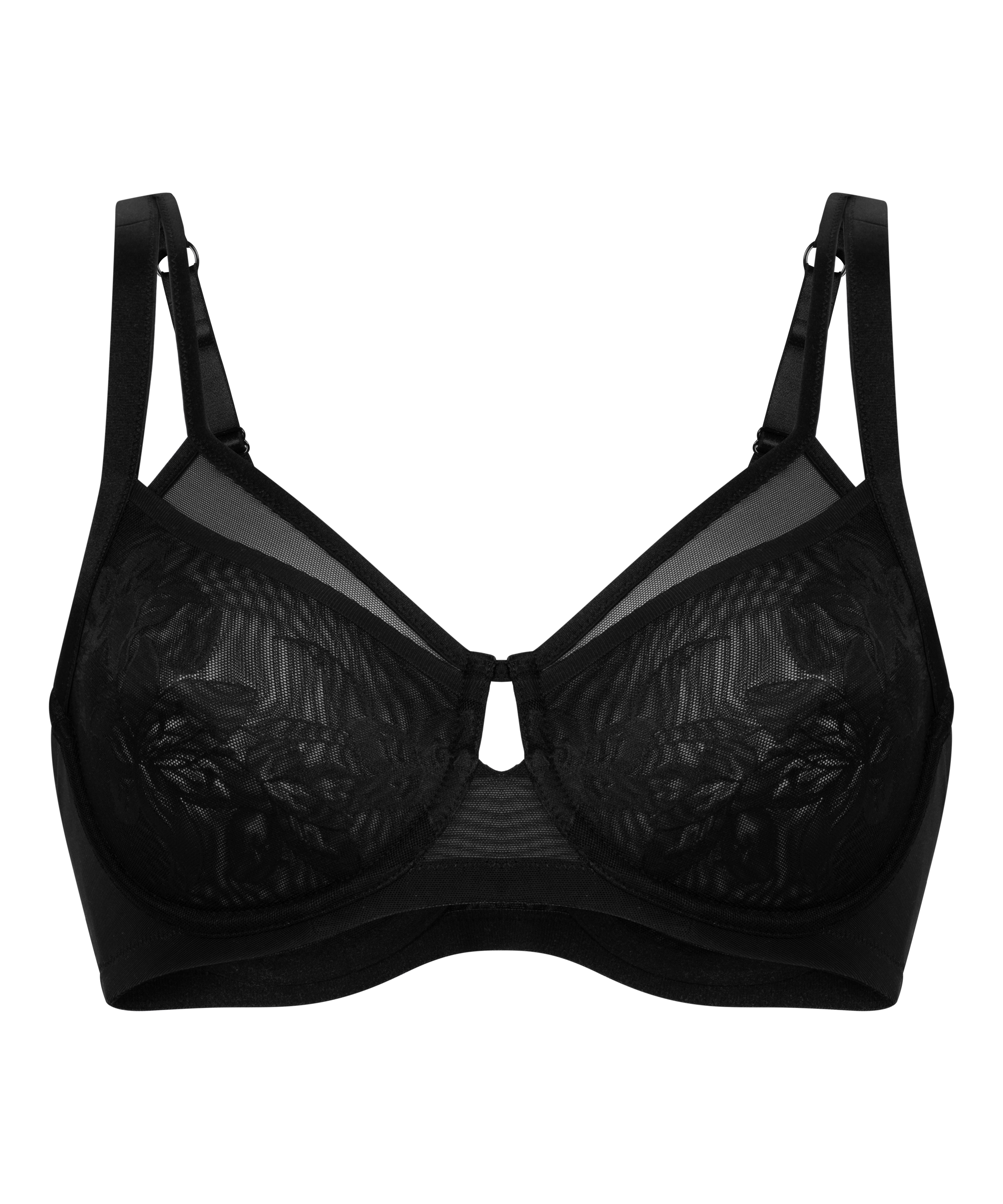 Biustonosz minimalizujący na fiszbinach, bez usztywnień Jocelyn, Zielony, main