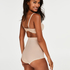Sculpting scallop high waisted brief - Level 3, Beżowy